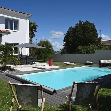 La Palmier - Piscine Avec Grand Jardin * Meschers-sur-Gironde