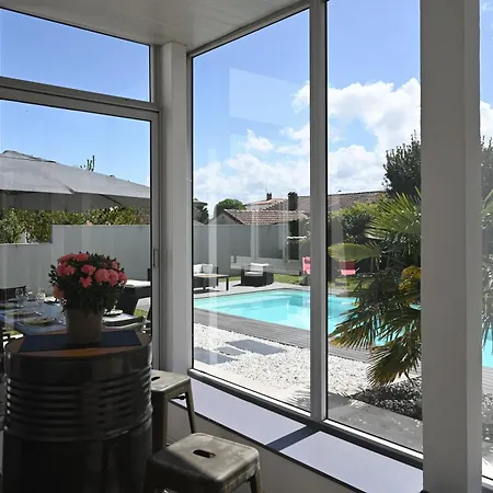 La Palmier - Piscine Avec Grand Jardin Meschers-sur-Gironde